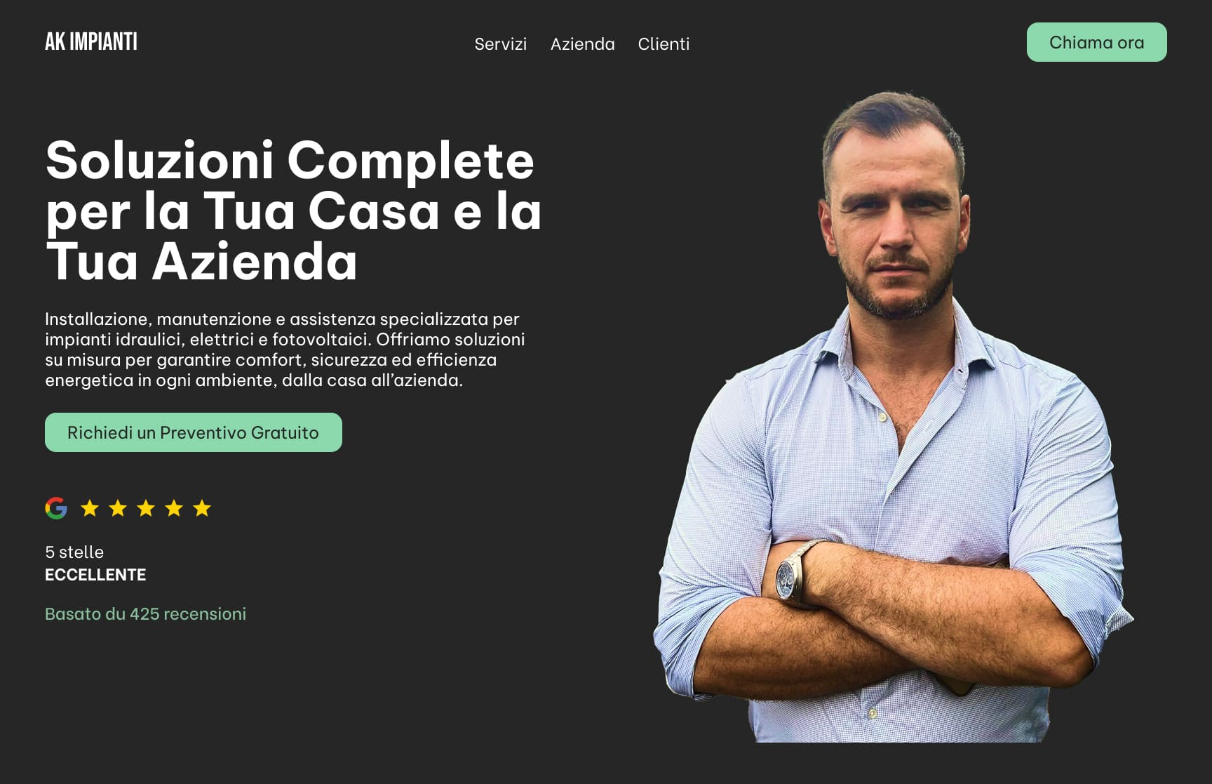 Sito web - AK IMPIANTI