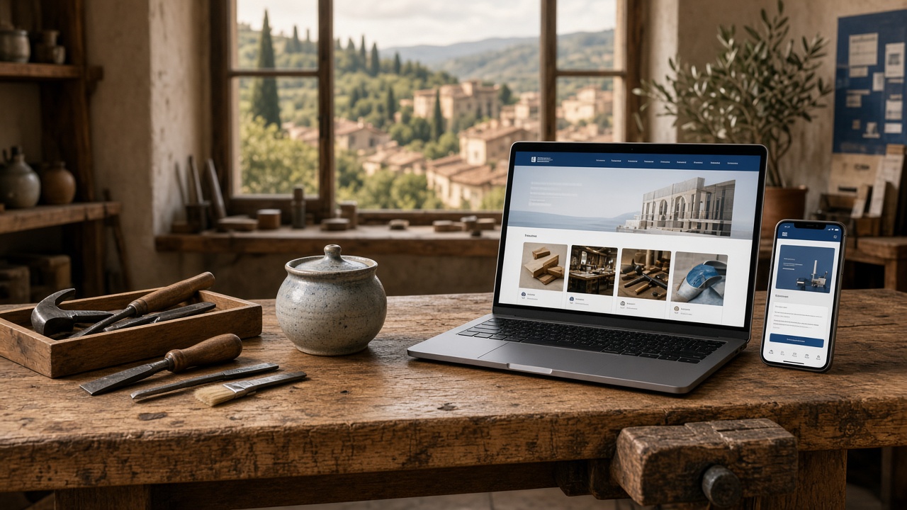 Sito web per artigiani e PMI a Prato: cosa serve davvero