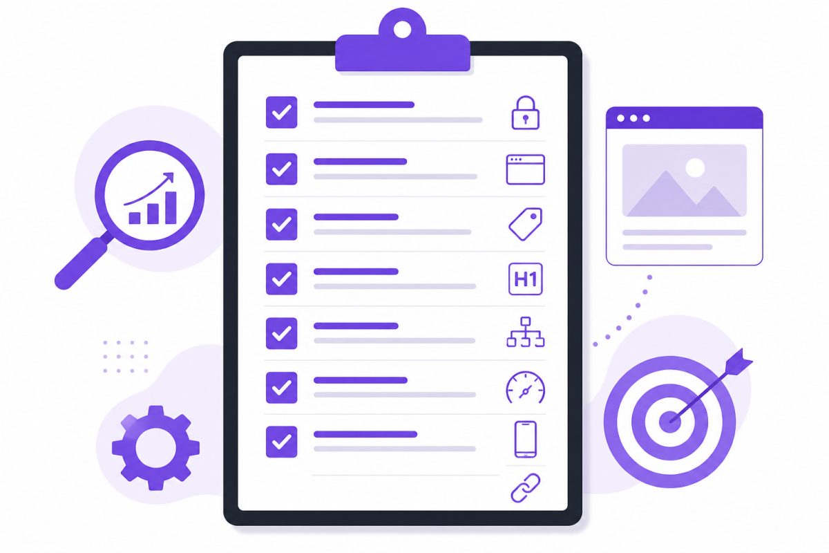 Checklist visiva per un audit SEO rapido del sito web