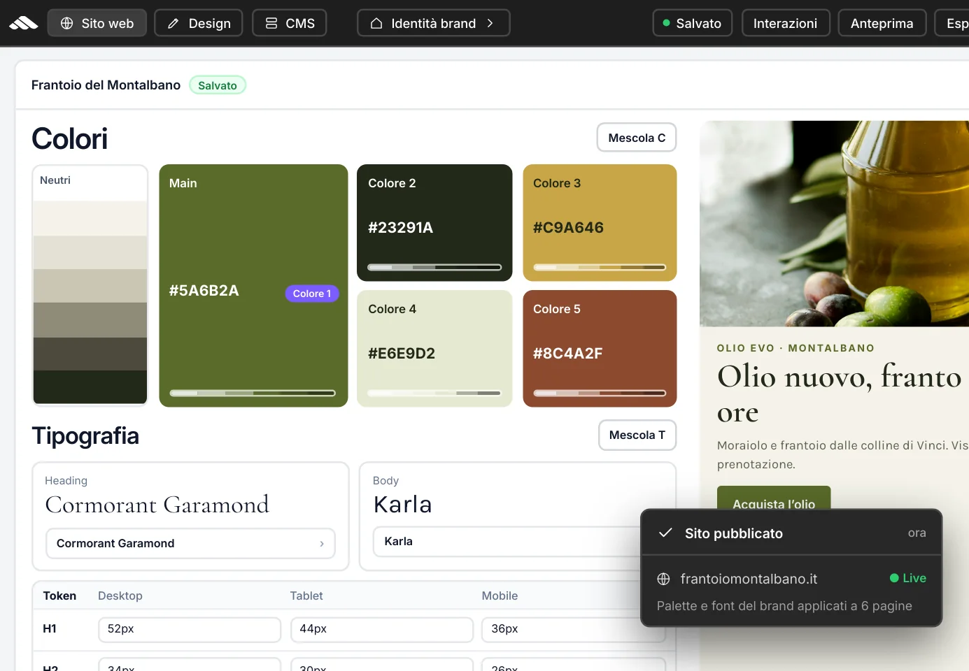 CTA finale — Brand identity