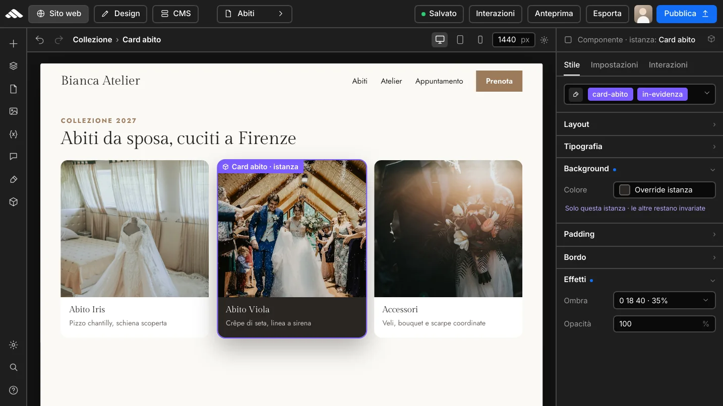Style and visual identity in components