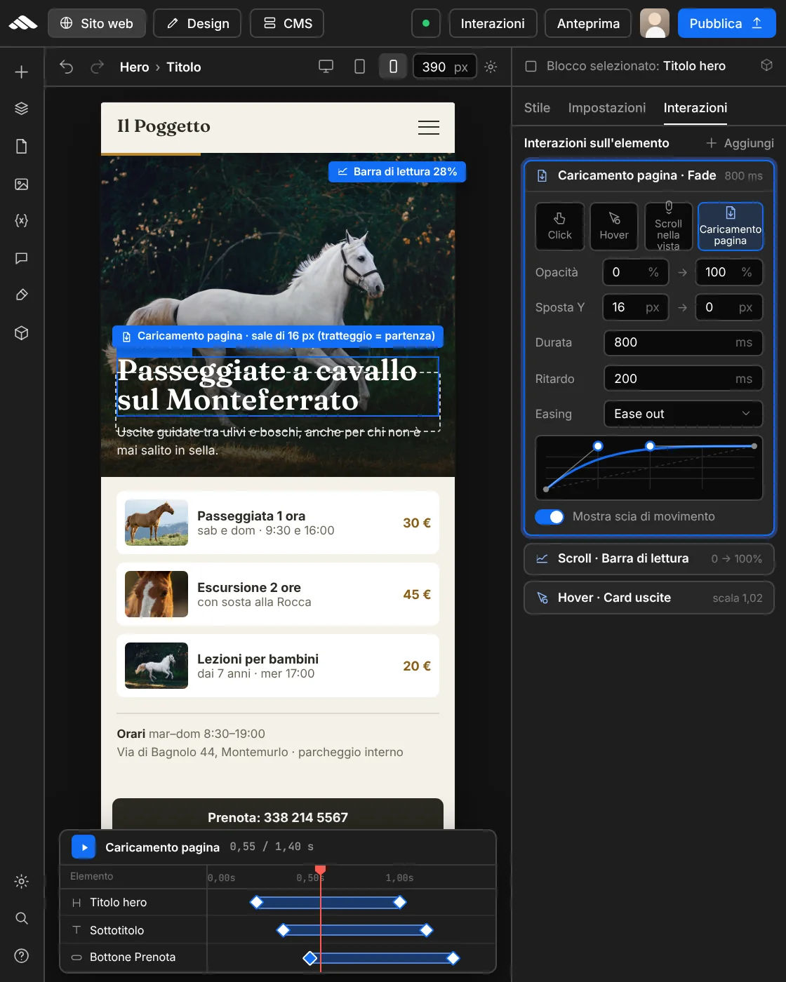 Animations and interactions for your brand