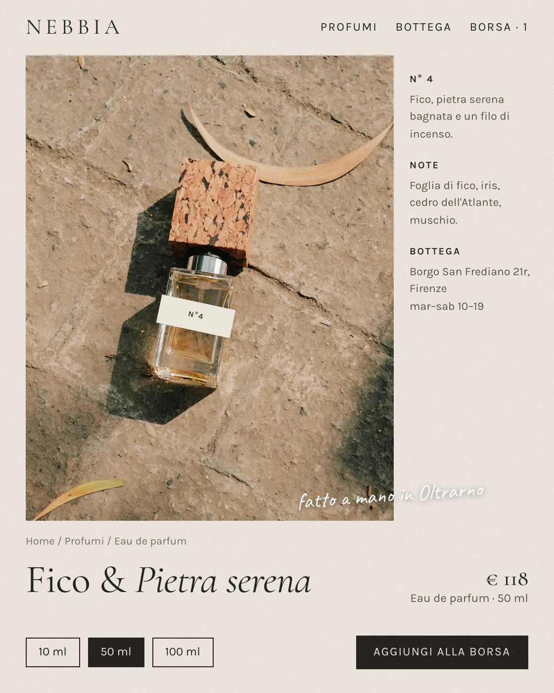 Anteprima Nebbia Perfume