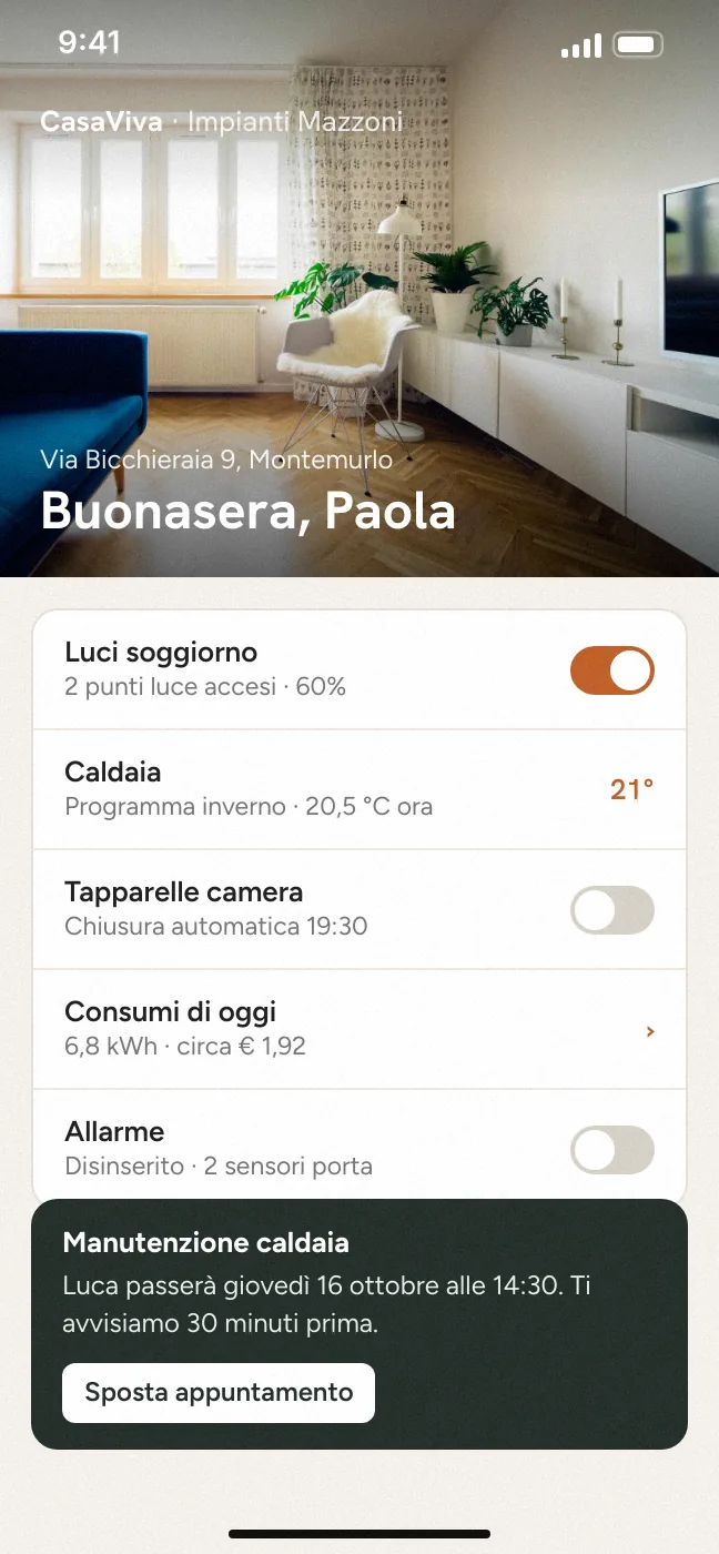 Anteprima Casaviva Smarthome App