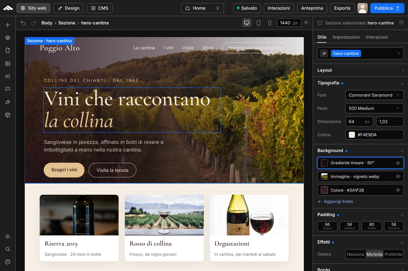 Customizing colors, fonts, and brand in the builder