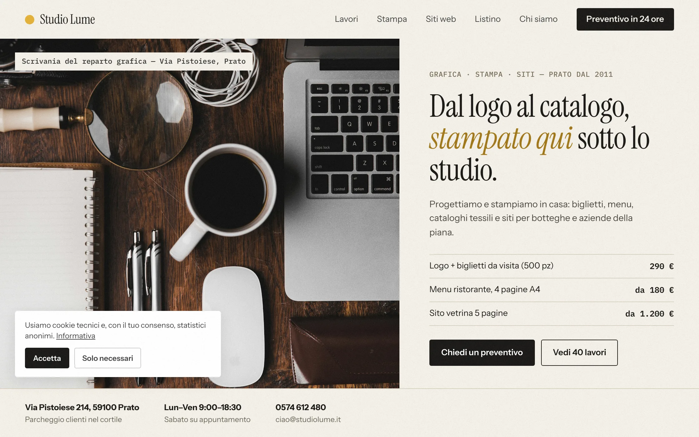 Anteprima Studio Desk Agency