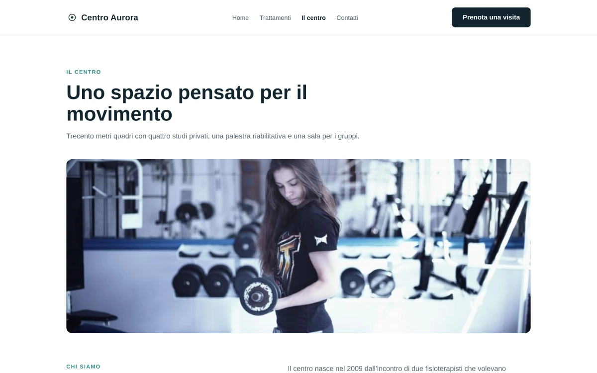 Anteprima Il centro — Centro Benessere