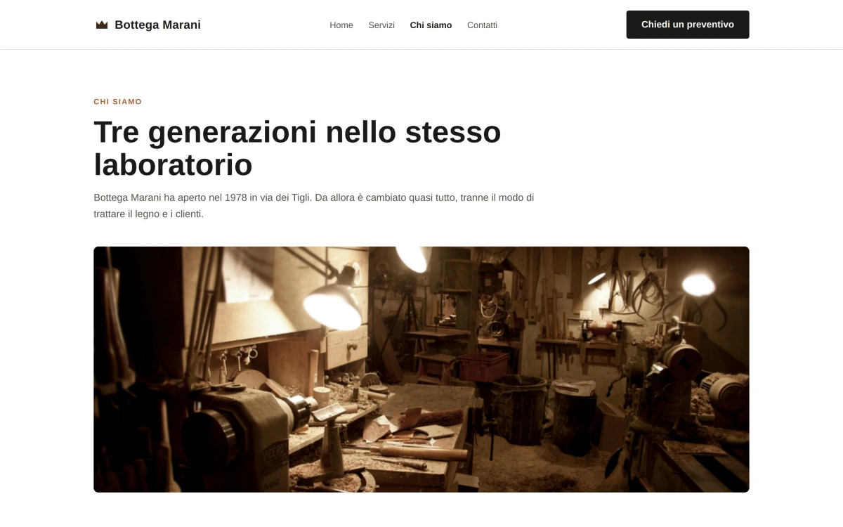 Anteprima Chi siamo — Impresa Locale
