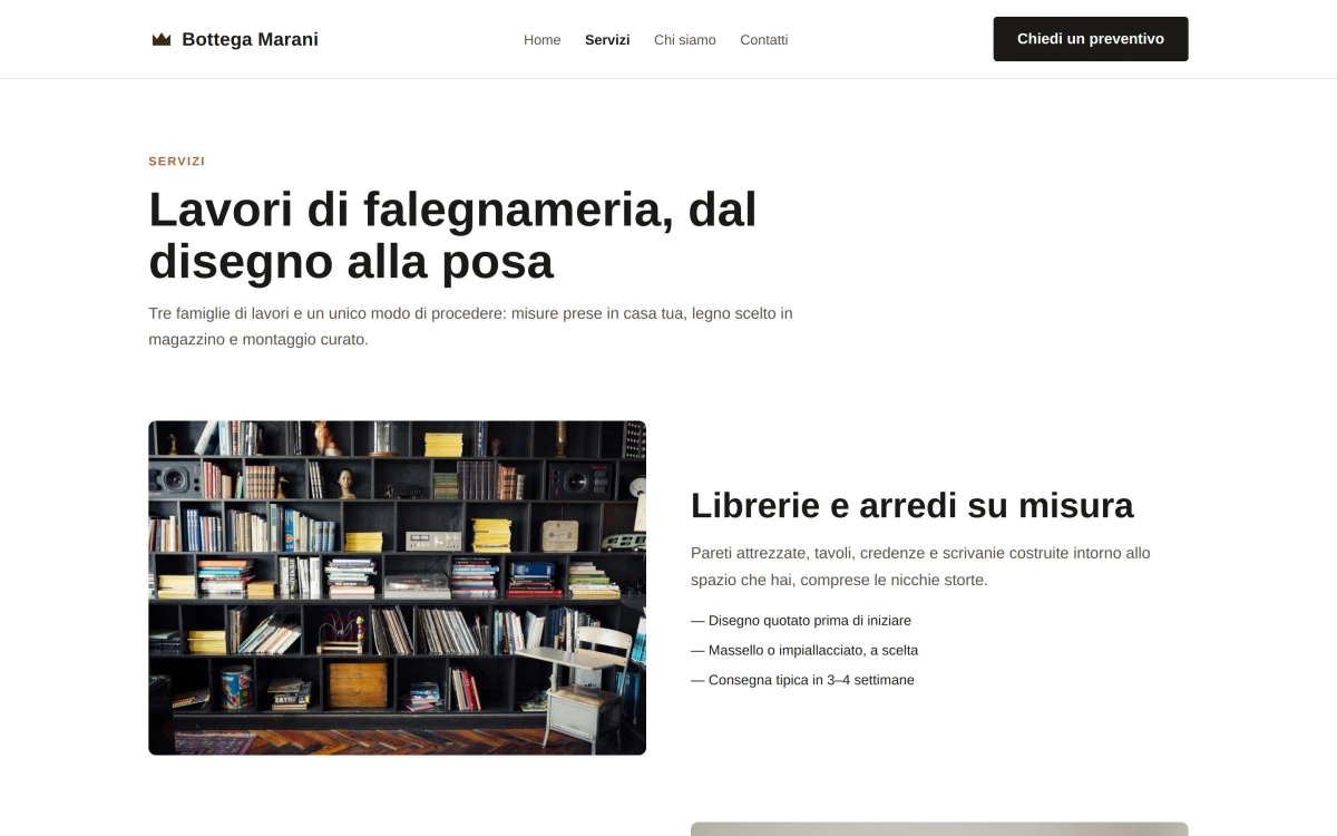 Anteprima Servizi — Impresa Locale