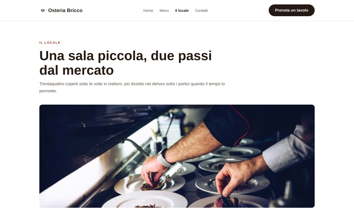 Anteprima Il locale — Osteria di Quartiere