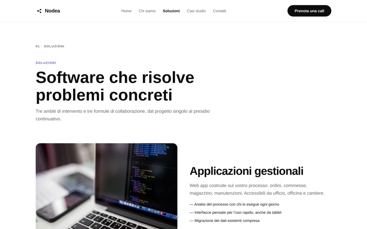 Anteprima Soluzioni — Software House