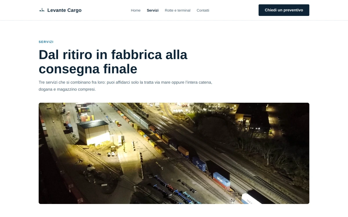 Anteprima Servizi — Trasporto Navale