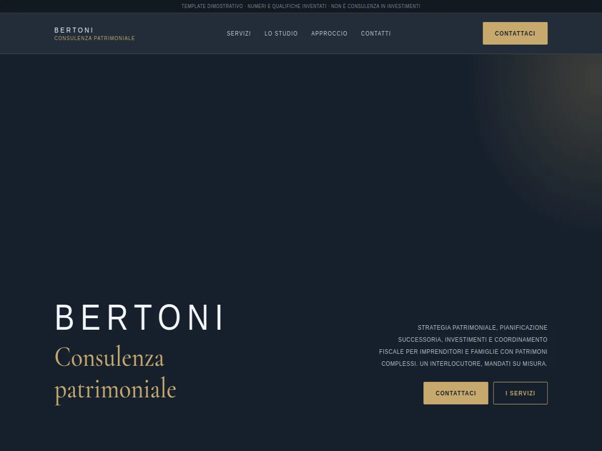Anteprima template Bertoni Consulenza Patrimoniale