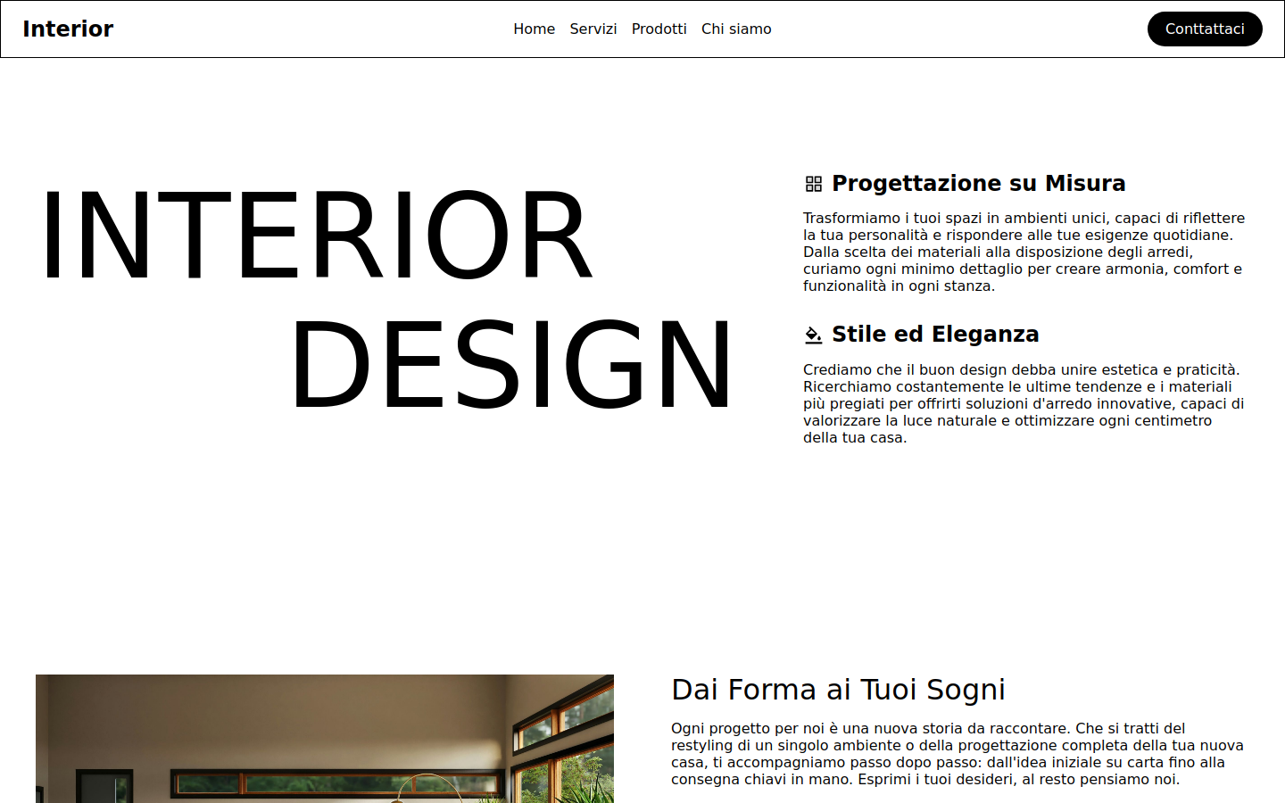 Anteprima del template Interior Design