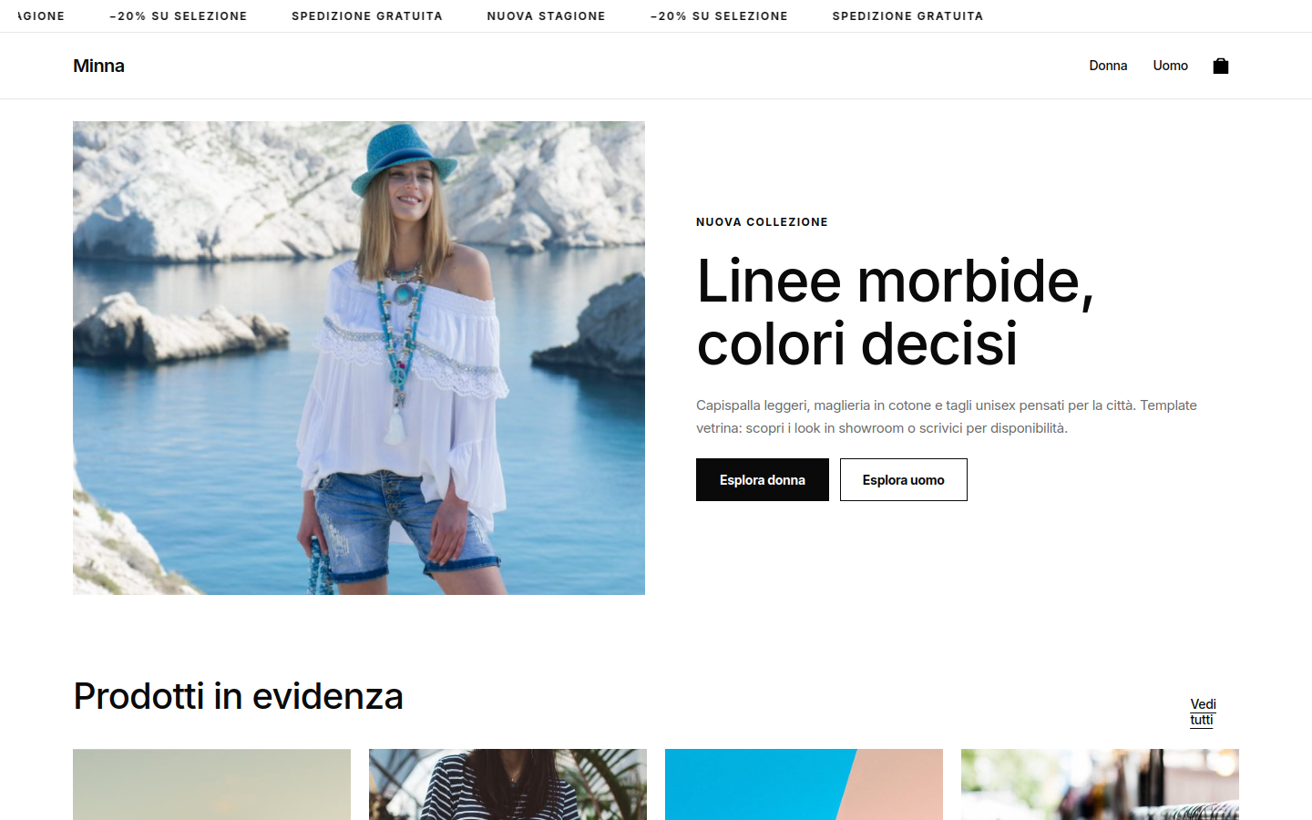 Anteprima template Minna Moda