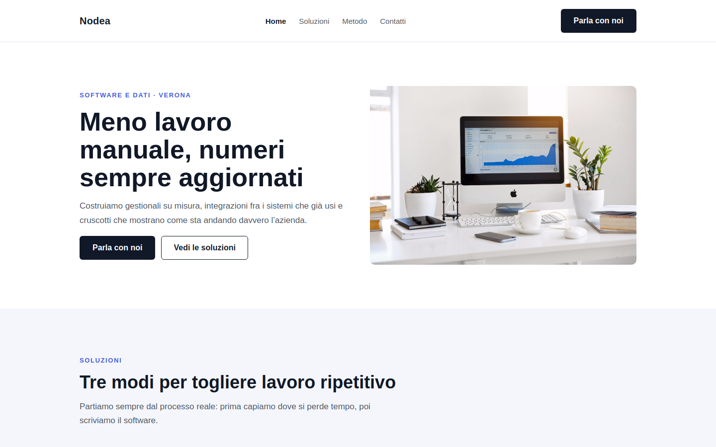 Anteprima del template Software House